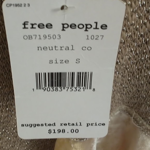 Fee People sweater, small,beige - Picture 7 of 7